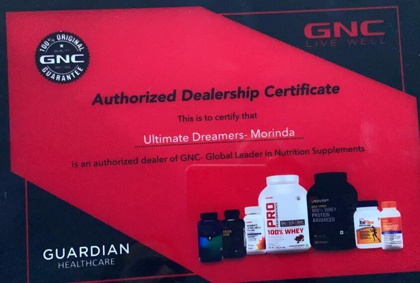 Ultimate Dreamers Certificate
